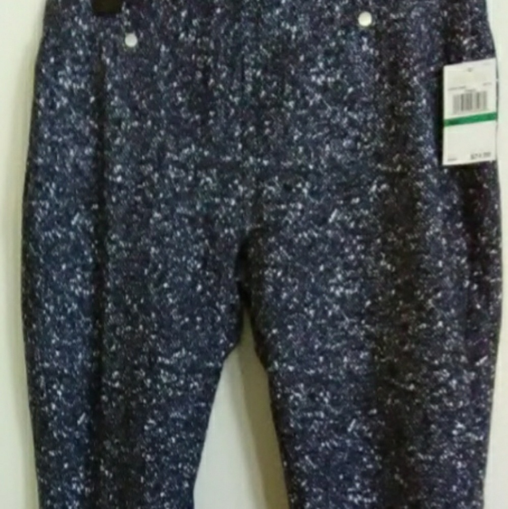 Michael Kors Blue Straight Pants Size L